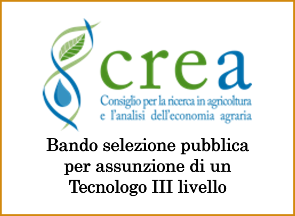 CREA – bando selezione pubblica